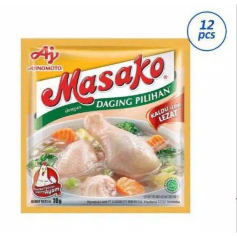 Masako ayam daging 12 x 9gr