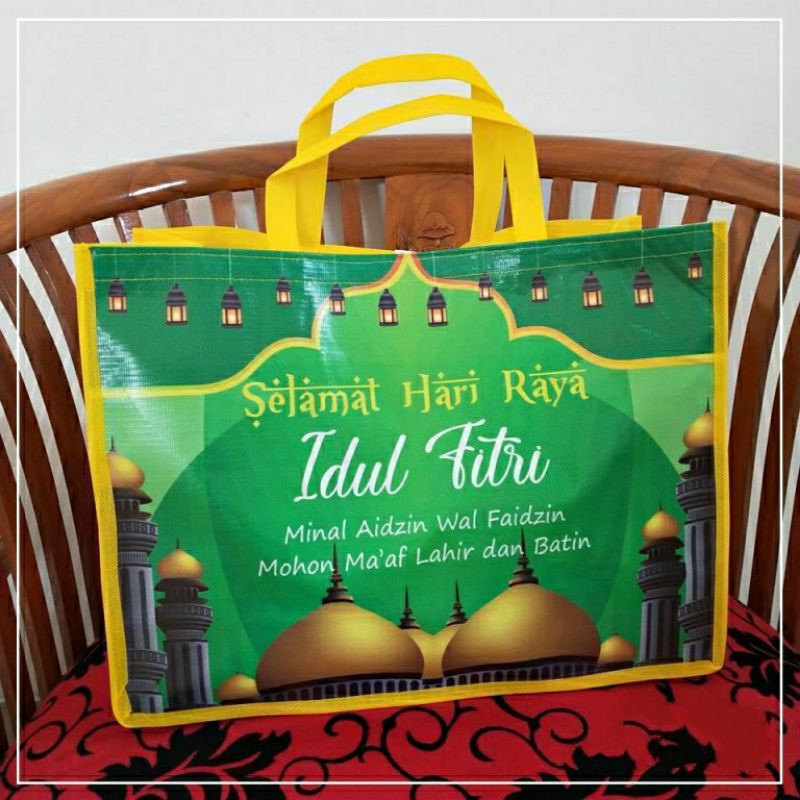 

tas parcel lebaran jumbo custom Uk. 40x30x14 cm