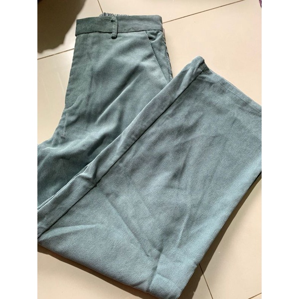 Uniqlo kulot corduroy katun pants