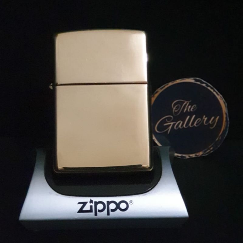 ⭐⭐⭐⭐⭐ 254B ORIGINAL ZIPPO HIGH POLISH BRASS CASE / CASING ONLY