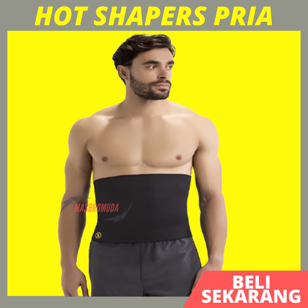 Korset Pengecil Perut Buncit Pelangsing Pria Pembakar Lemak Neotex Hot Shapers Ori Laki Laki