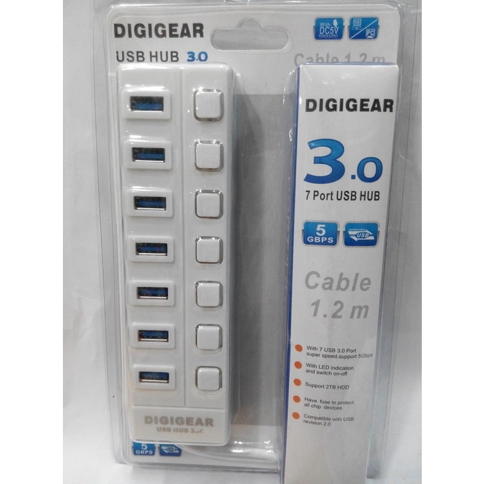 USB HUB 7 port USB 3.0 DIGIGEAR HIGH QUALITY