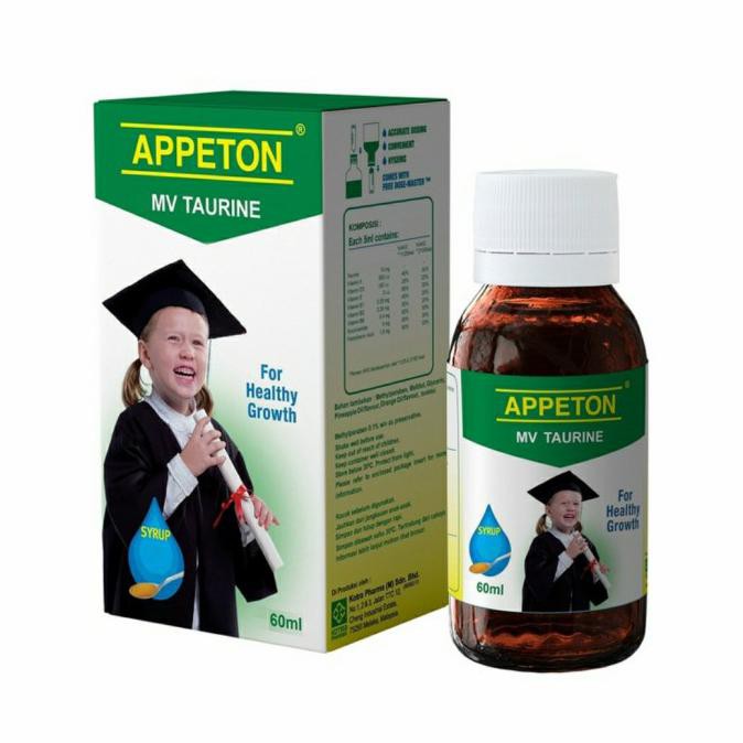 [[BISA COD]] 60Ml Appeton with Taurin Syrup/ Vitamin Anak untuk Cerdas