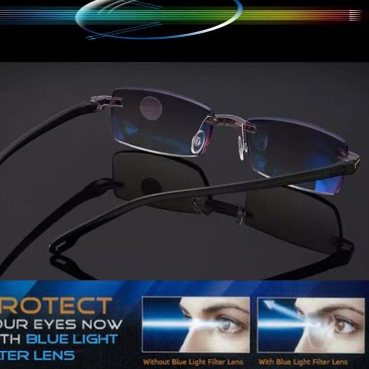 Harga Termurah Kacamata Baca Plus Wanita Pria, Kacamata Rabun Dekat, Frame Kacamata Baca Lensa Blue 