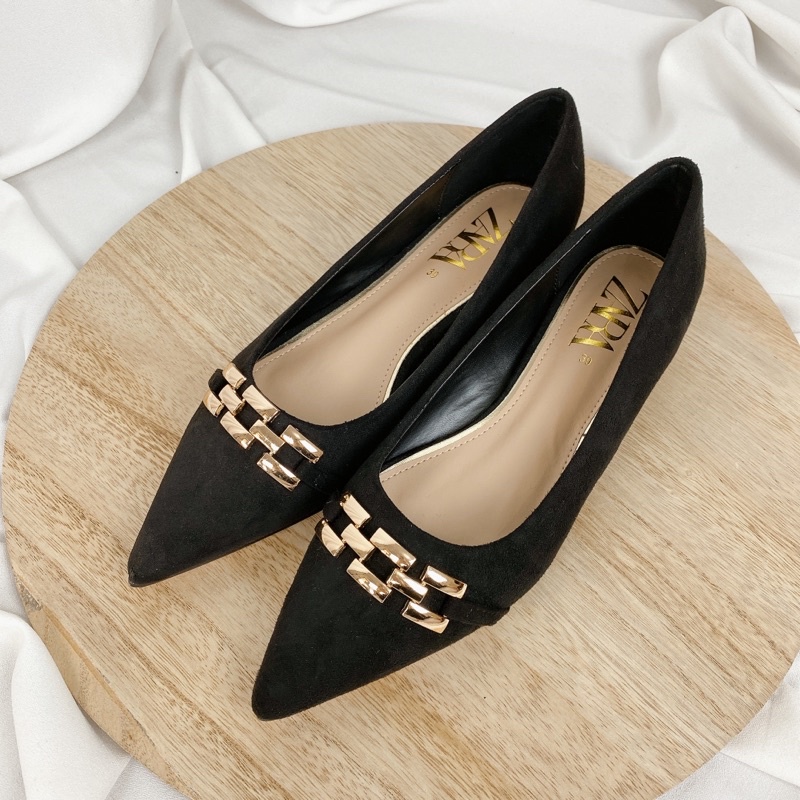 ZR GOLD CHAIN FLATSHOES