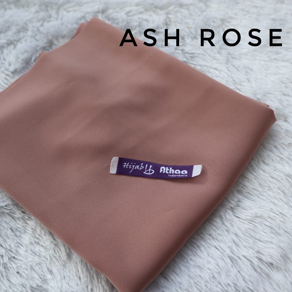 Jilbab Segiempat Wolfis / Khimar segi empat Wolfis Polos 120 x 120-120 Ash Rose