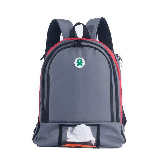 BabyGo Inc Plum Backpack Grey red