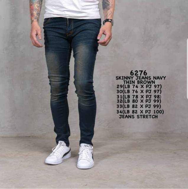 [KUALITAS SUPER] Super Skinny Jeans For Man Banyak Warna Bisa COD