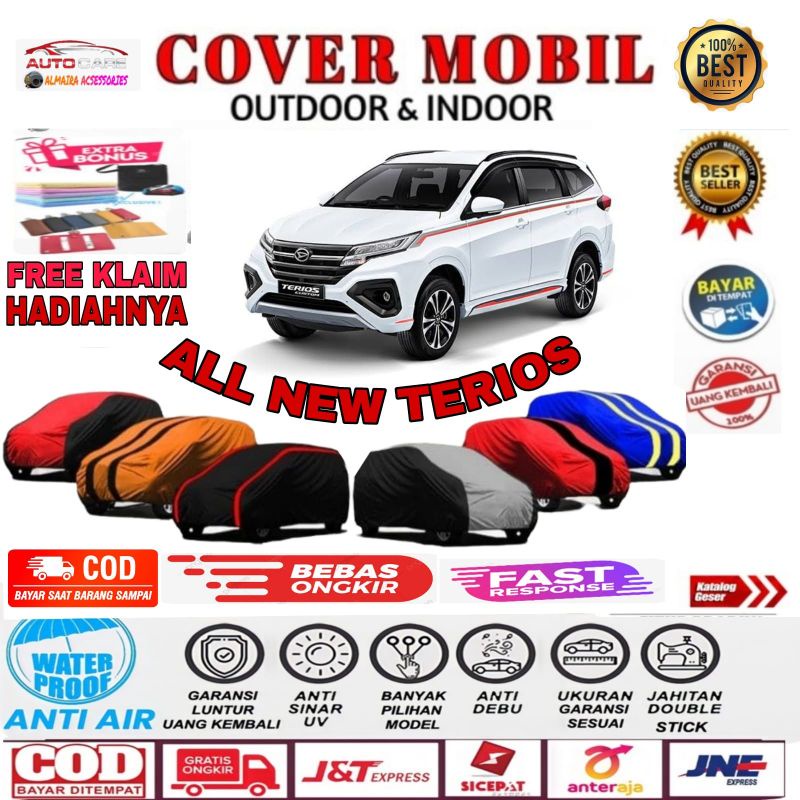 SARUNG MOBIL COVER BODY MOBIL ALL NEW TERIOS 2018 2019 2020 2021 SELIMUT PENUTUP TUTUP OUTDOOR INDOOR