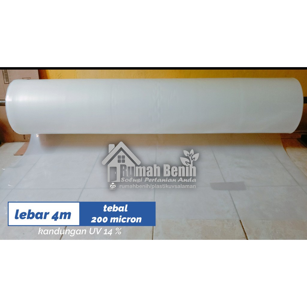 Plastik UV lebar 4 meter 200 micron