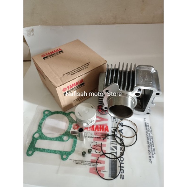 Blok Seher Standar Komplit Isi Piston 4ST Vega R Lama Crypton