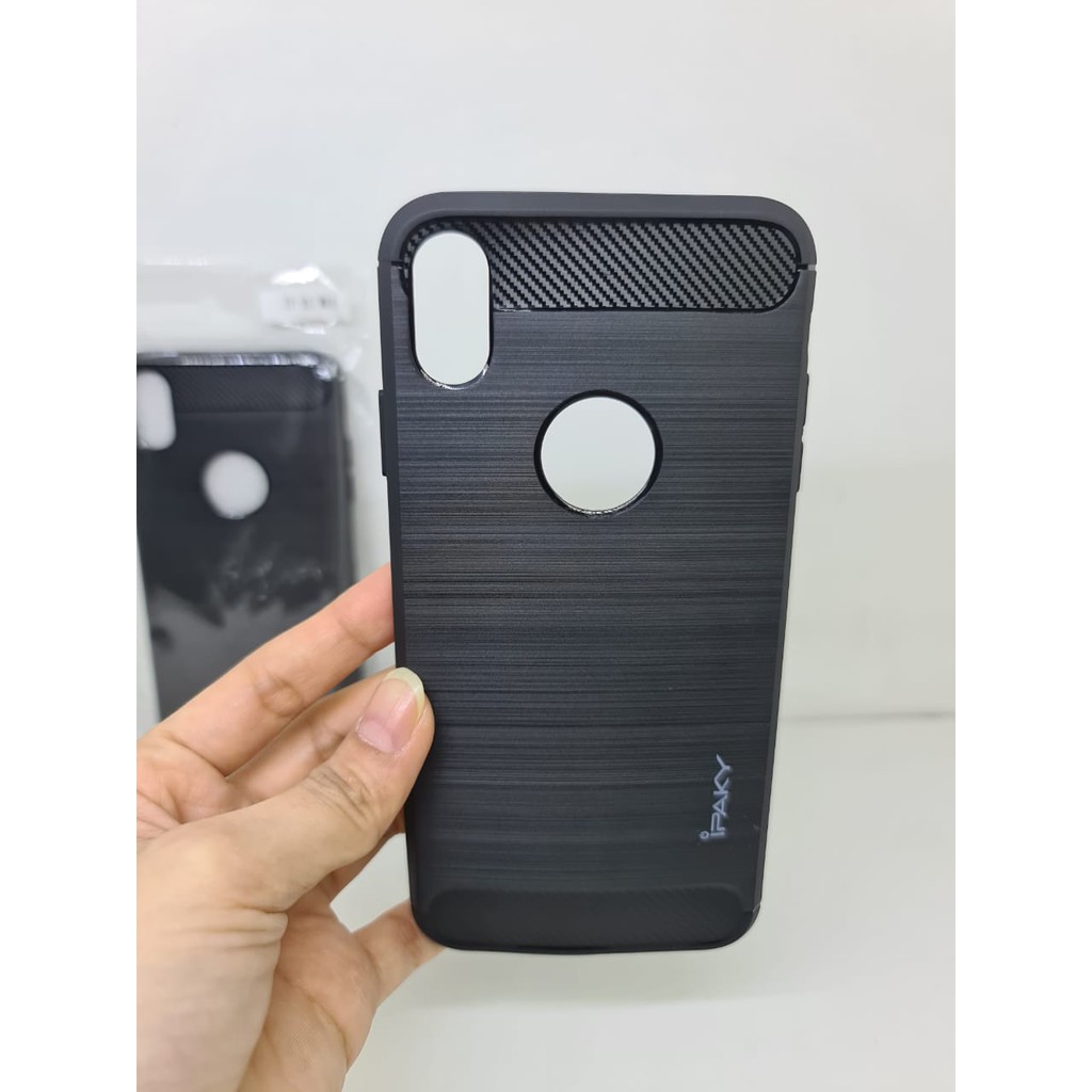 iPaky Carbon iPhone XS Max 6.5 inch Slim Fit Carbon Soft Case iPhone XS Max A2101 Fiber Multi Carbon