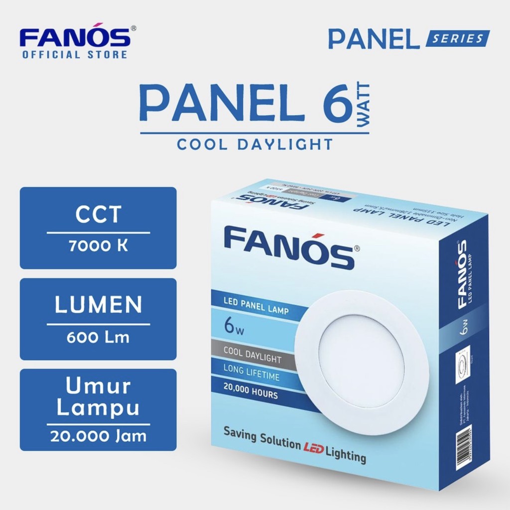 FANOS DOWNLIGHT LED PANEL 6W 12W 18W