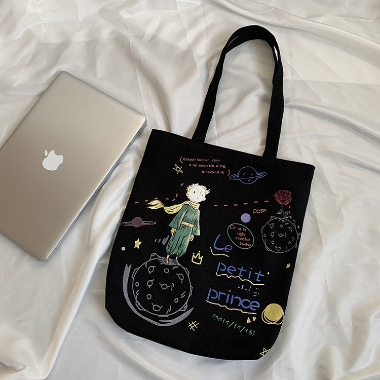 TC-23 tas kanvas canvas bag wanita petit prince the little prince