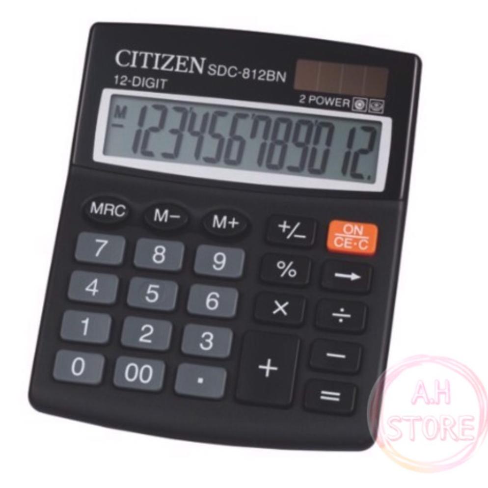 

[KODE CHGMG] Kalkulator Citizen SDC-812BN 12 Digit / 2 Power / Kalkulator CT 812BN