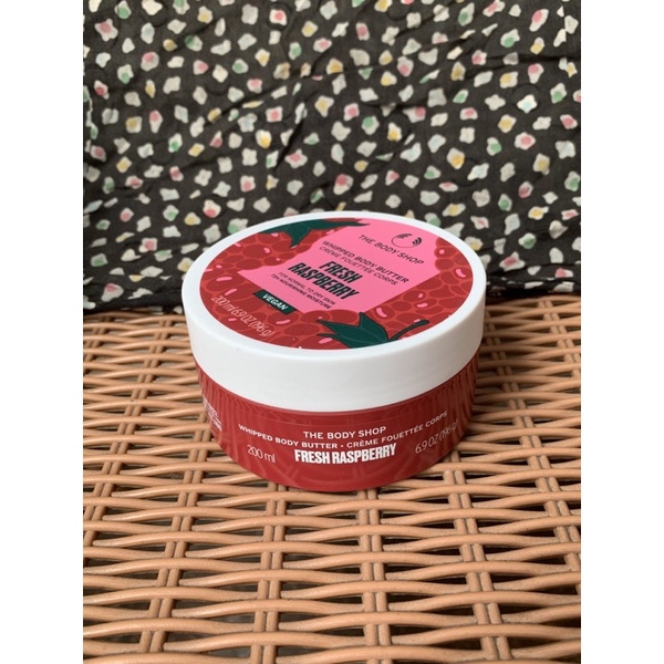 Jual The Body Shop Original Fresh Raspberry Whipped Body Butter 200ml Shopee Indonesia