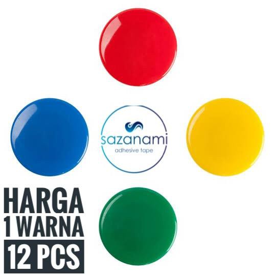 

Big Sale MAGNET PAPAN TULIS MAGNETIC PIN WHITEBOARD 20MM 2CM 1PACK 12PCS Big Sale