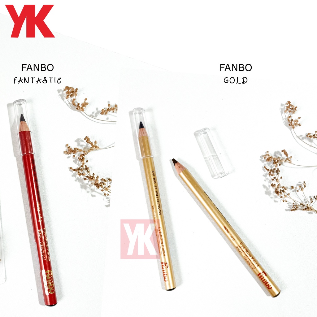 ☑️ YK ☑️ Fanbo Pensil alis GOLD Fantastic