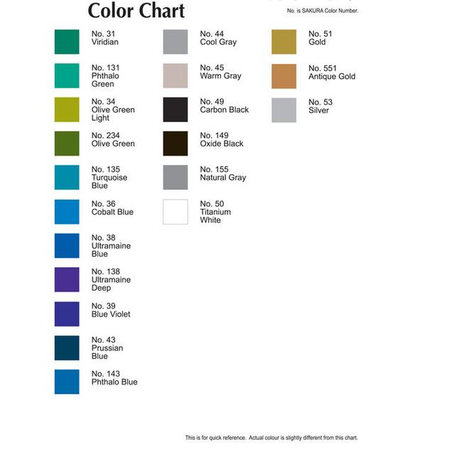 

◘ SAKURA Acrylic Color 75ml Tube ⅎ