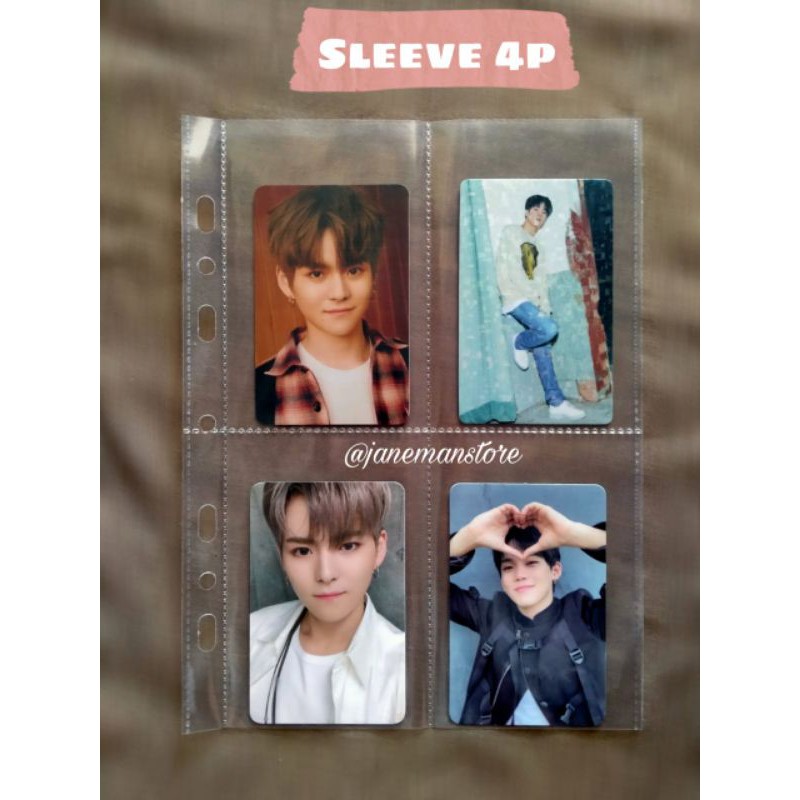 [MIN. 5 SLEEVE] A5 PHOTOCARD SLEEVE untuk binder kecil ukuran A5: 1P, 2P, 4P [baca deskripsi]