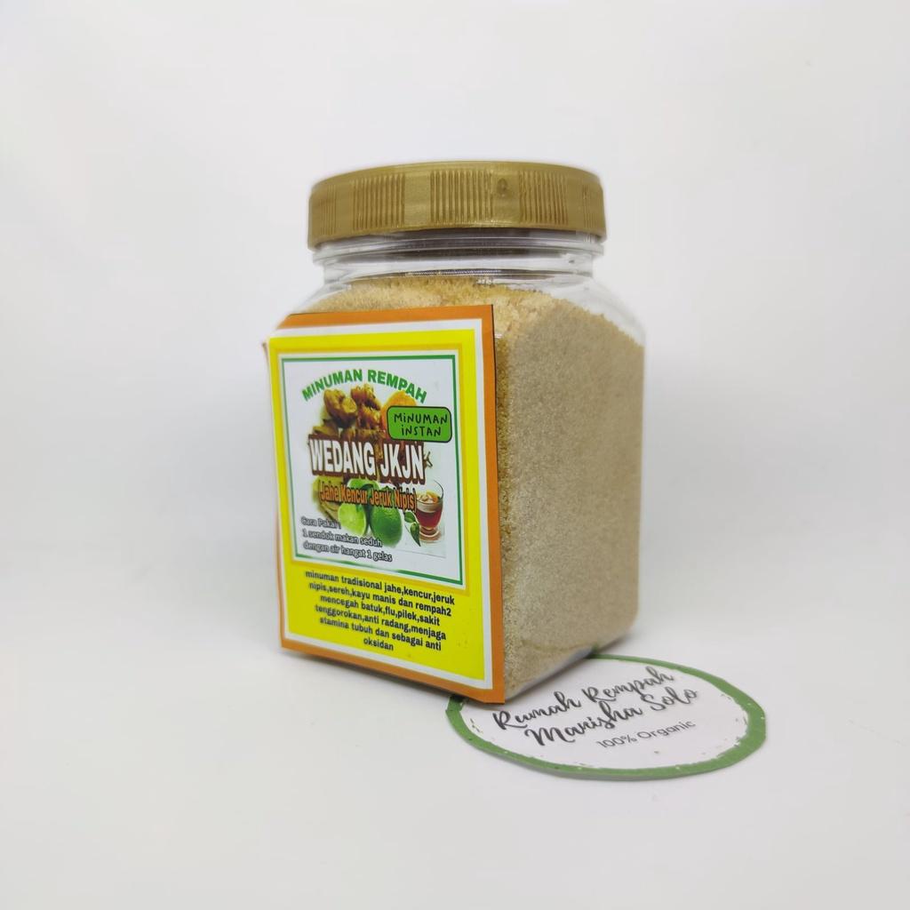 

Toples Instan Wedang JKJN (Jahe Kencur Jeruk Nipis) Rempah 250gram Berkualitas Best Seller