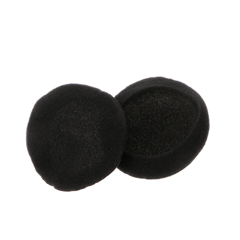 Btsg 10Pcs / set Bantalan Telinga Pengganti Bahan Memory Foam Lembut 50mm Untuk Headset