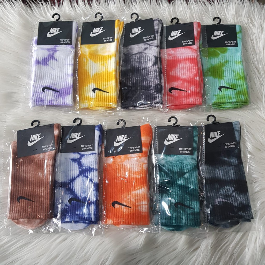 COD BAYAR DI TEMPAT!!! Kaos Kaki Nikee Tie Dye (IMPORT)