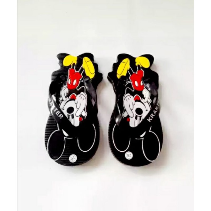 Arkn-Sandal anak Kalakter Micky Mouse Sandal jepit sandal Perempuan