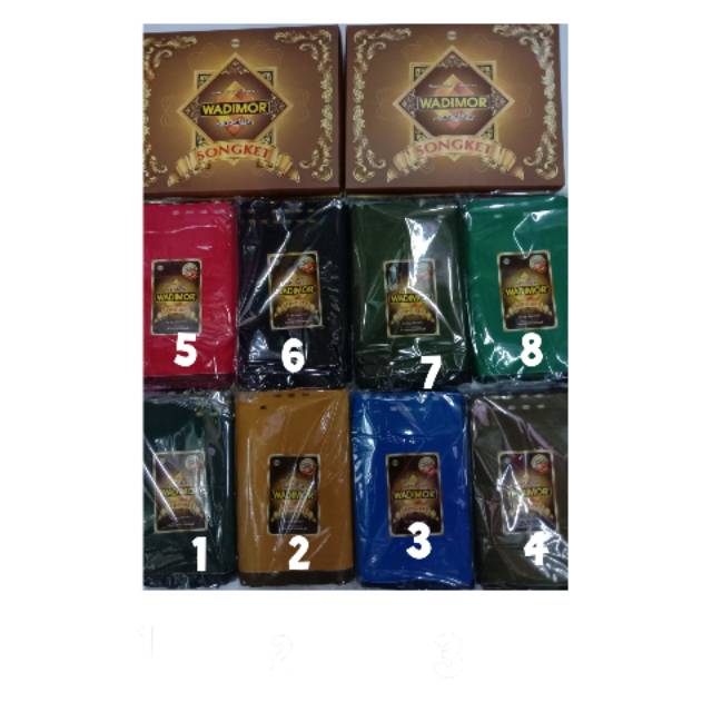 SARUNG WADIMOR SONGKET RANDOM(TIDAK DAPAT PILIH WARNA)