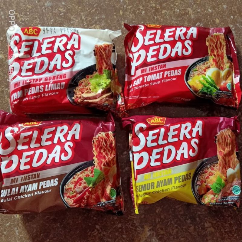 

Mi Instan ABC Selera Pedas All Variant 70g