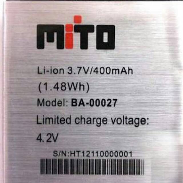 Baterai Batre Battery Mito Jam Tangan S500 / BA-00027