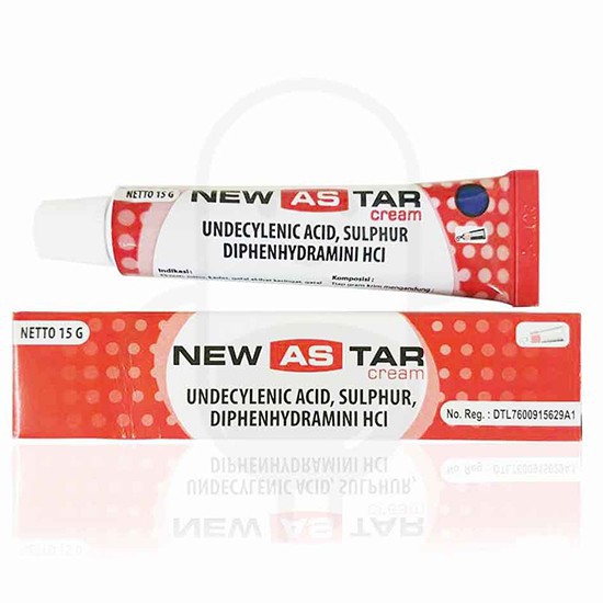 New As Tar Cream 15 gr New Astar Krim Tube