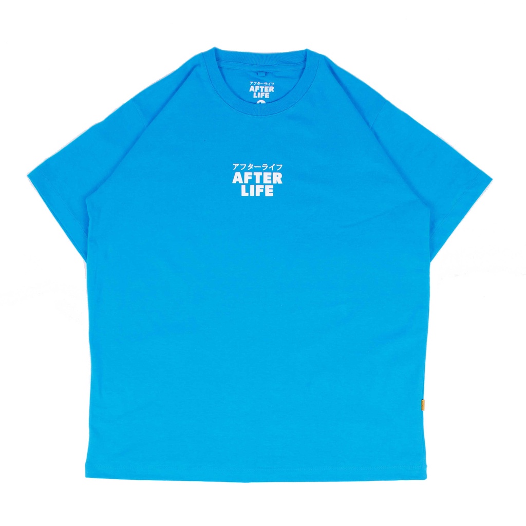 AFTERLIFE - Tshirt Lattera Turquoise Blue | 21046D