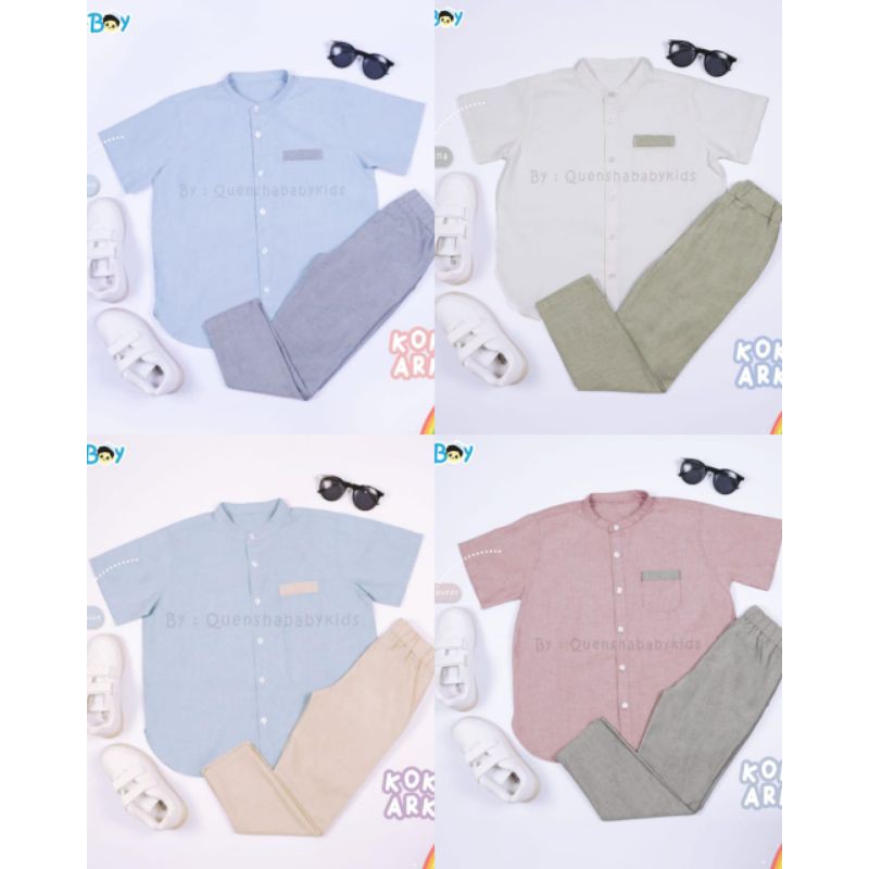 KOKO SET CELANA  Q_BOY BY QUINSHABABYKIDS