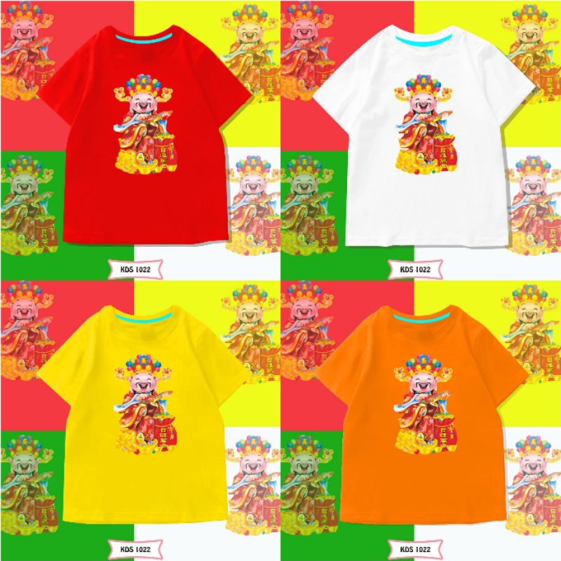 KAOS IMLEK CAISHEN/KAOS GAMBAR DEWA UANG