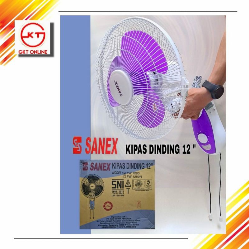 Kipas Angin Dinding Sanex 12 Inch / Wall Fan Sanex 12 Inch