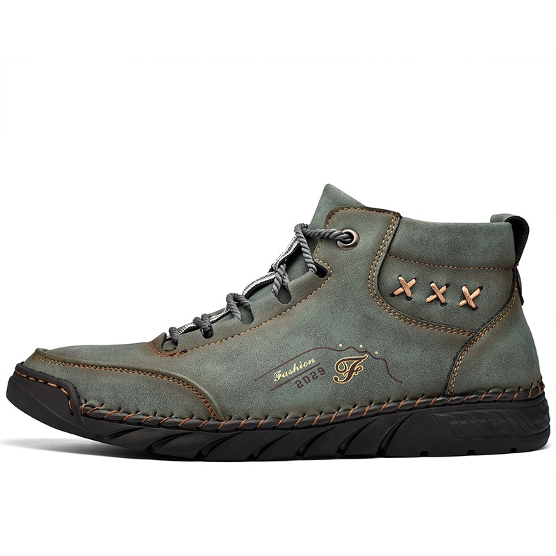 Import Sepatu Boot Pria Tali Boots Casual Semi Formal Model Kulit Asli Original Cowok Sepatu Kerja Touring 146