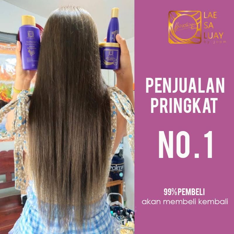 Lae Sa Luay Hair Spa Smooth Keratin|Masker Rambut|Treatment|Creambath