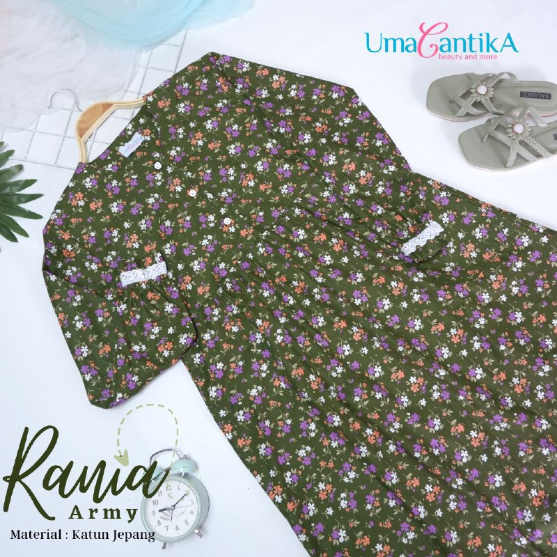 Homedress Umacantika Juli 2021 Rania Army