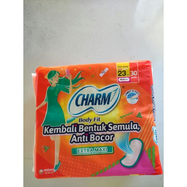 Charm extra maxi isi 30pads