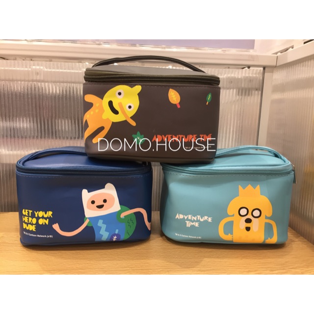 MINISO ADVENTURE TIME COSMETIC BAG / TAS KOSMETIK ADVENTURE TIME MINISO