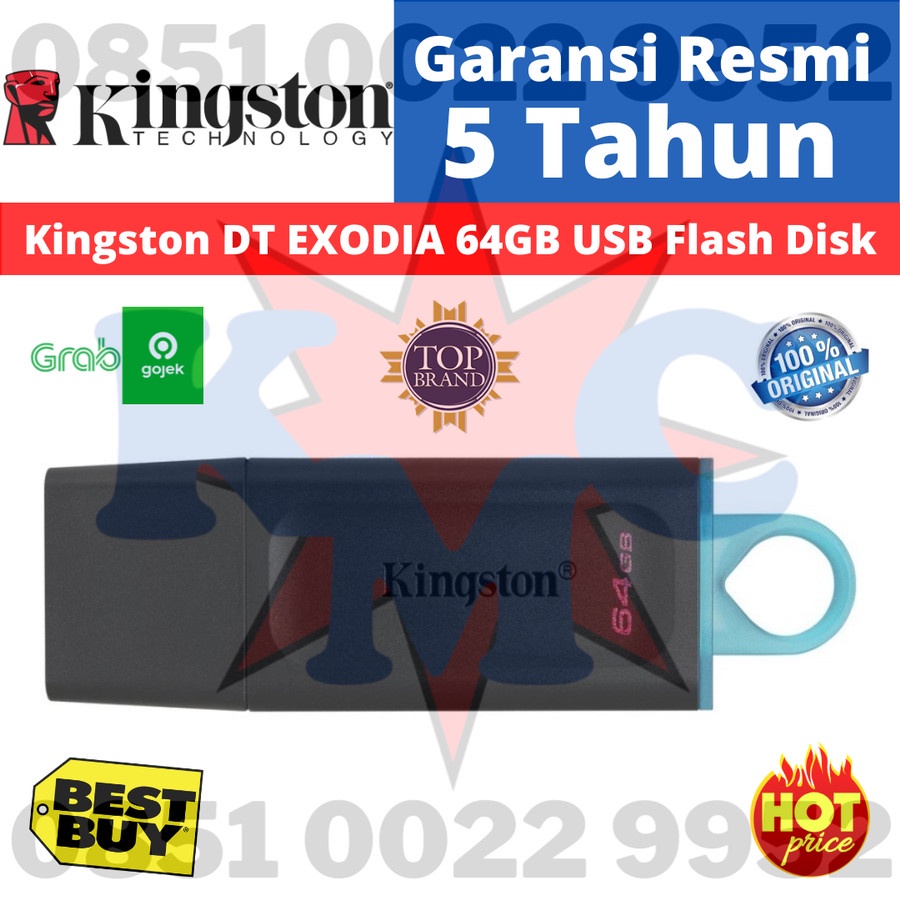 Kingston Flash Drive DataTraveler Exodia 64GB USB3.2