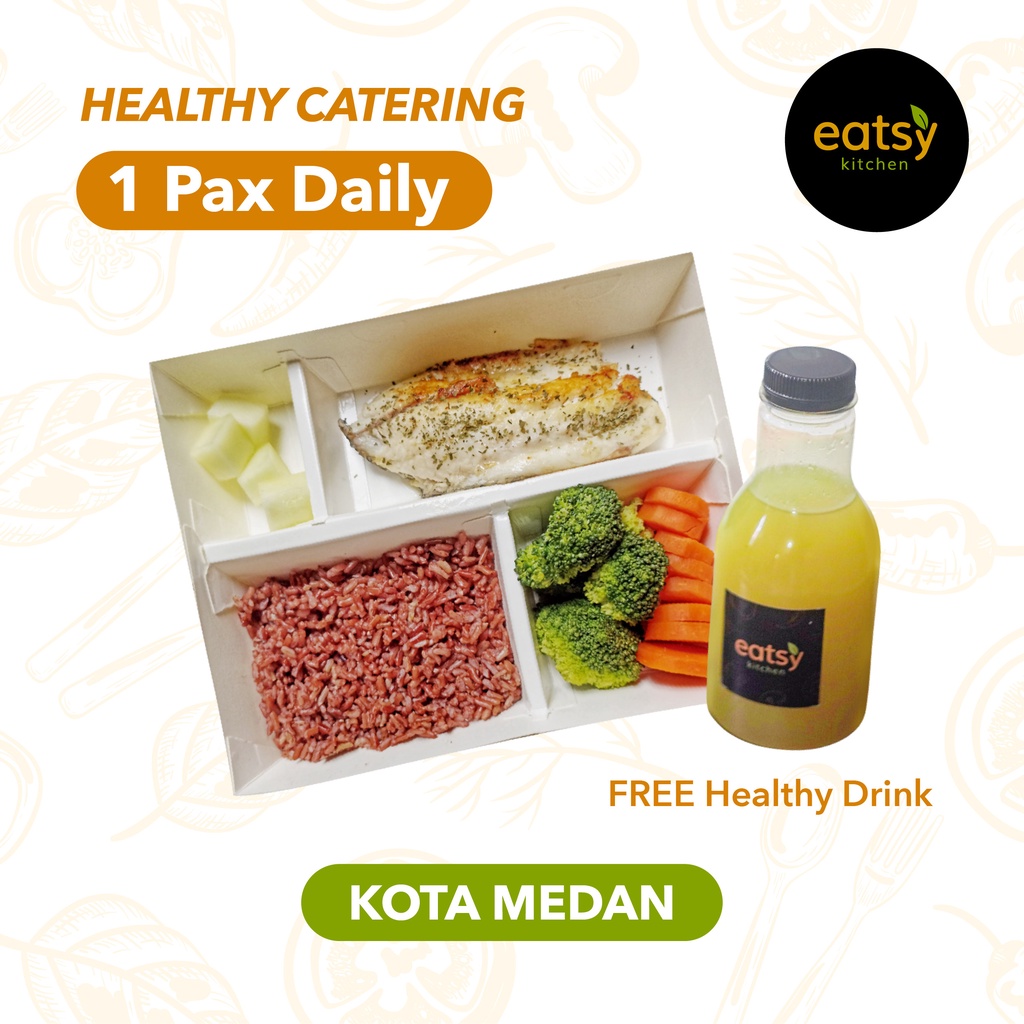 

1 Pax Daily / Tambahan Pax - Eatsy Kitchen Healthy Catering Medan