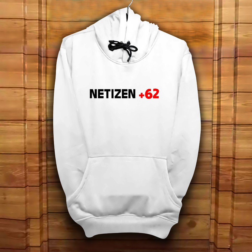 Hoodie Pria / Hodie Pria  / Jaket Pria / Sweater Hoodie  NETIZEN +62 Bahan Fleece UK L-XL