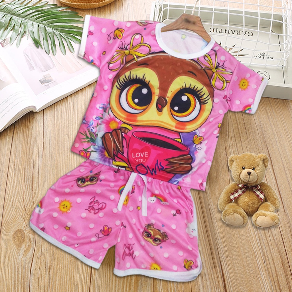 VF - SETELAN BAJU ANAK PLAYFUL COLOUR MOTIF / SET ANAK PRINT