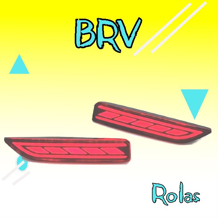 LAMPU BUMPER BELAKANG HONDA MOBILIO BRV KABUT REFLEKTOR REFLECTOR MATA KUCING LED VARIASI