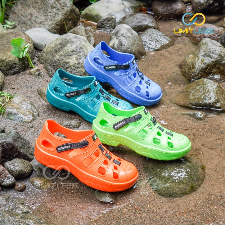 Sandal Pria Slip On Bahan Eva Slop Tridentech Ringan Sepatu Sandal Memancing Anti Slip Sendal Cowok Outdoor Anti Air Terbaru