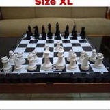 Papan Catur Plastik Ukuran Besar XL Chess Board Game