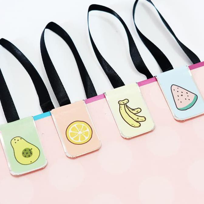 

BEST SELLER Fruit Coming Booktail Bookmark / Pembatas Buku / Pembatas Kertas TERJAMIN