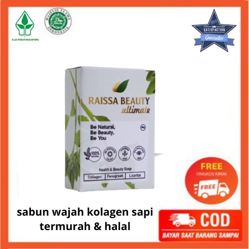 Raissa Beauty Ultimate Sabun Wajah dengan Kolagen termurah dan Halal